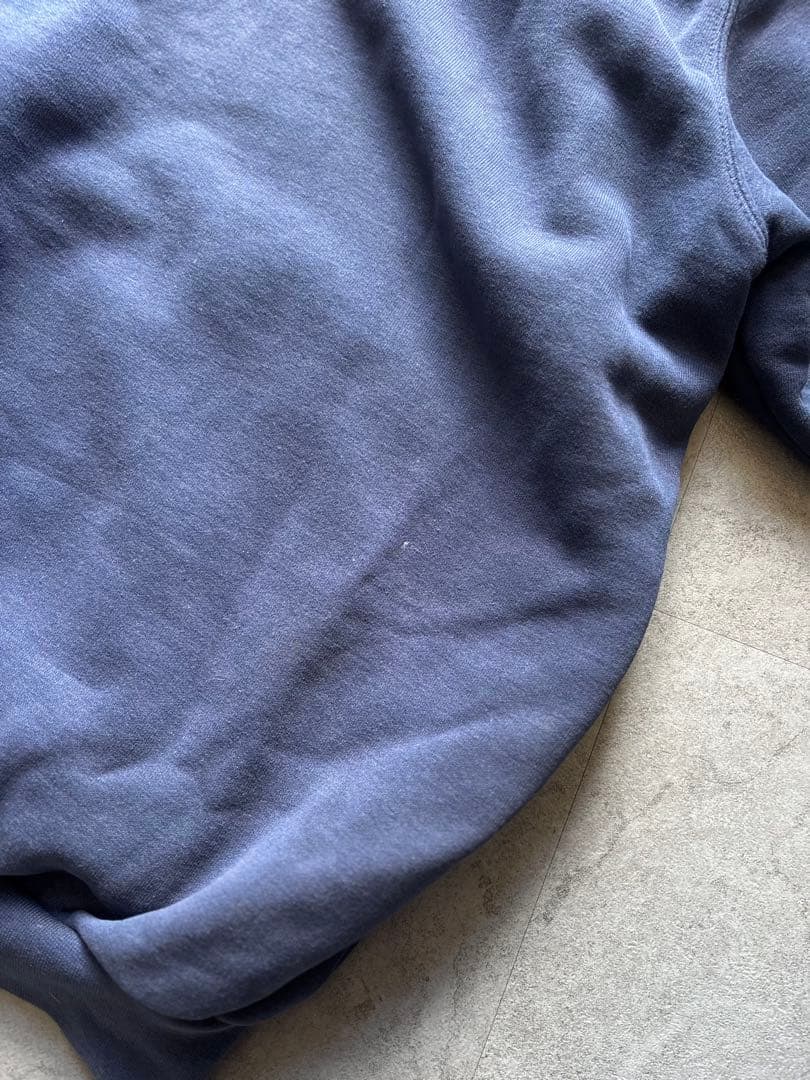 しょう様carhartt ジップパーカー 裏地サーマル 企業系刺繍 ネイビー