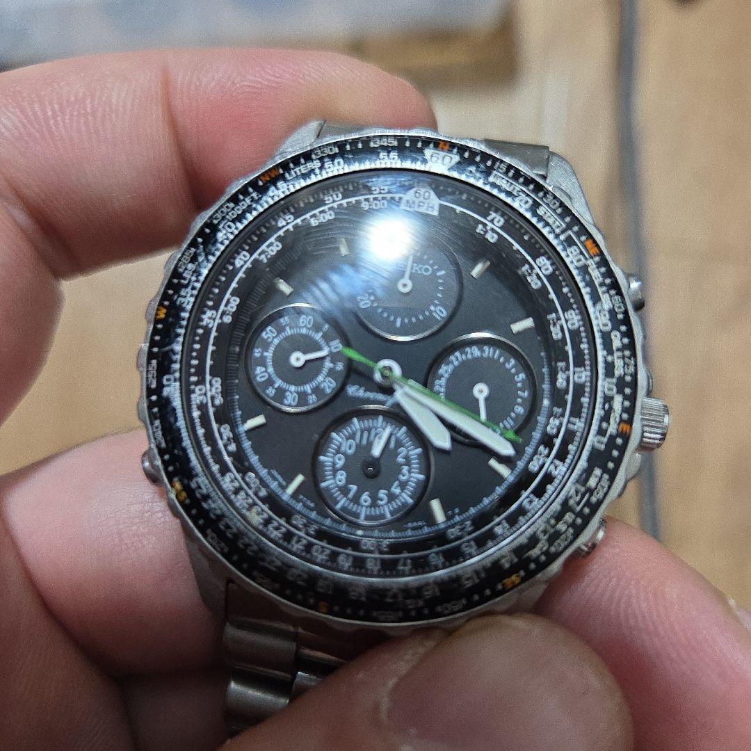 レアモデル　SEIKO　スカイプロフェショナル　訳あり　ジャンク　稼働品