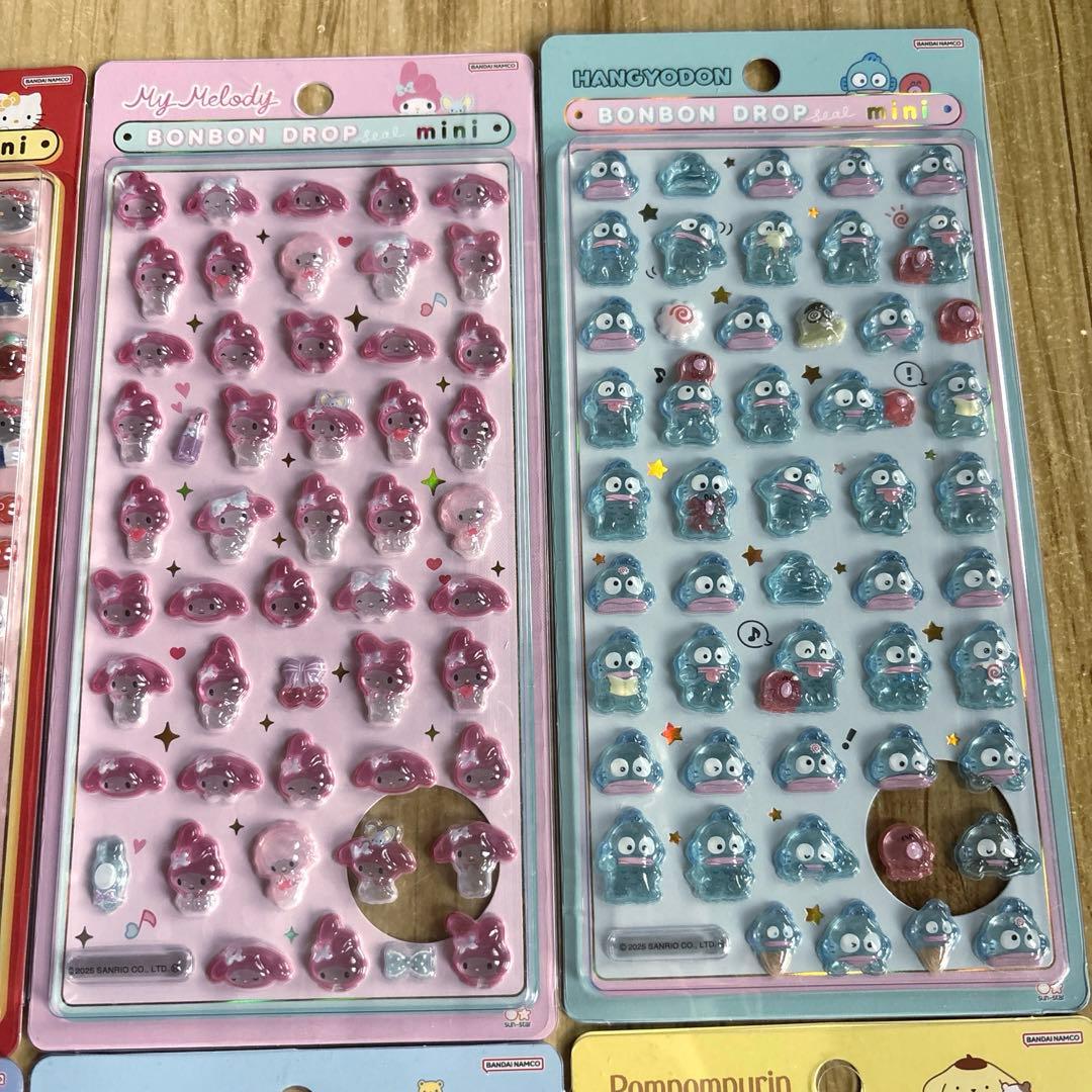 ❤️正規品❤️新品未使用❤️ボンボンドロップシール ミニ サンリオ 6枚セット