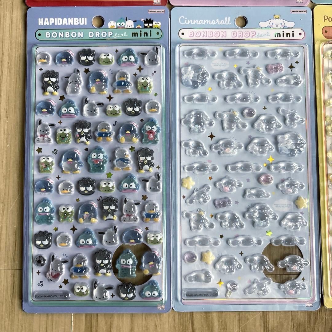 ❤️正規品❤️新品未使用❤️ボンボンドロップシール ミニ サンリオ 6枚セット