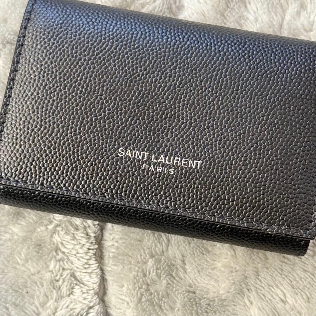 ⭐️新品未使用⭐️　サンローラン　キーケース　6連　ロゴ刻印　ユニセックス　レザー