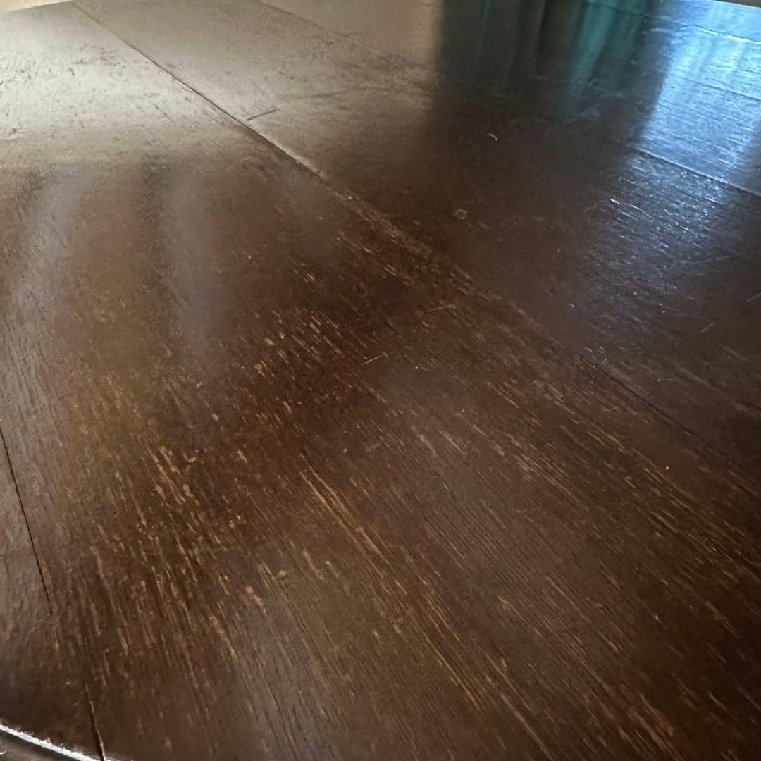 和製　アンティーク　丸テーブル