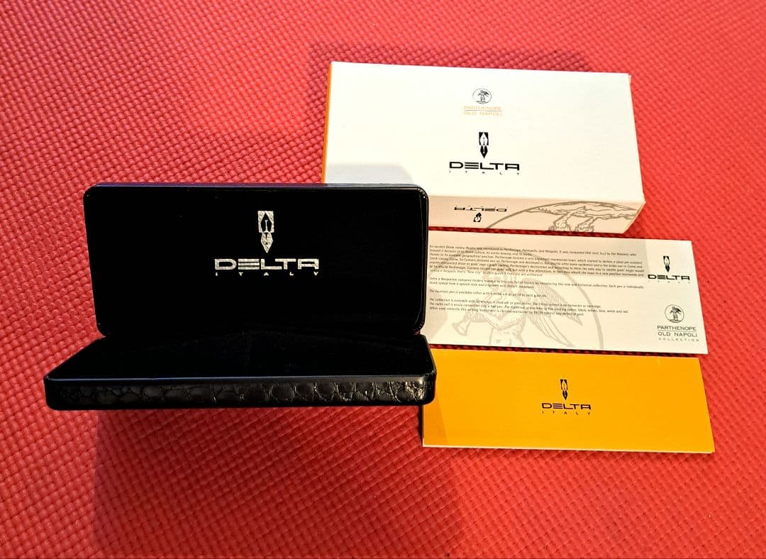 【DELTA】デルタ OLD NAPOLI 万年筆 レザーケース(箱付き)
