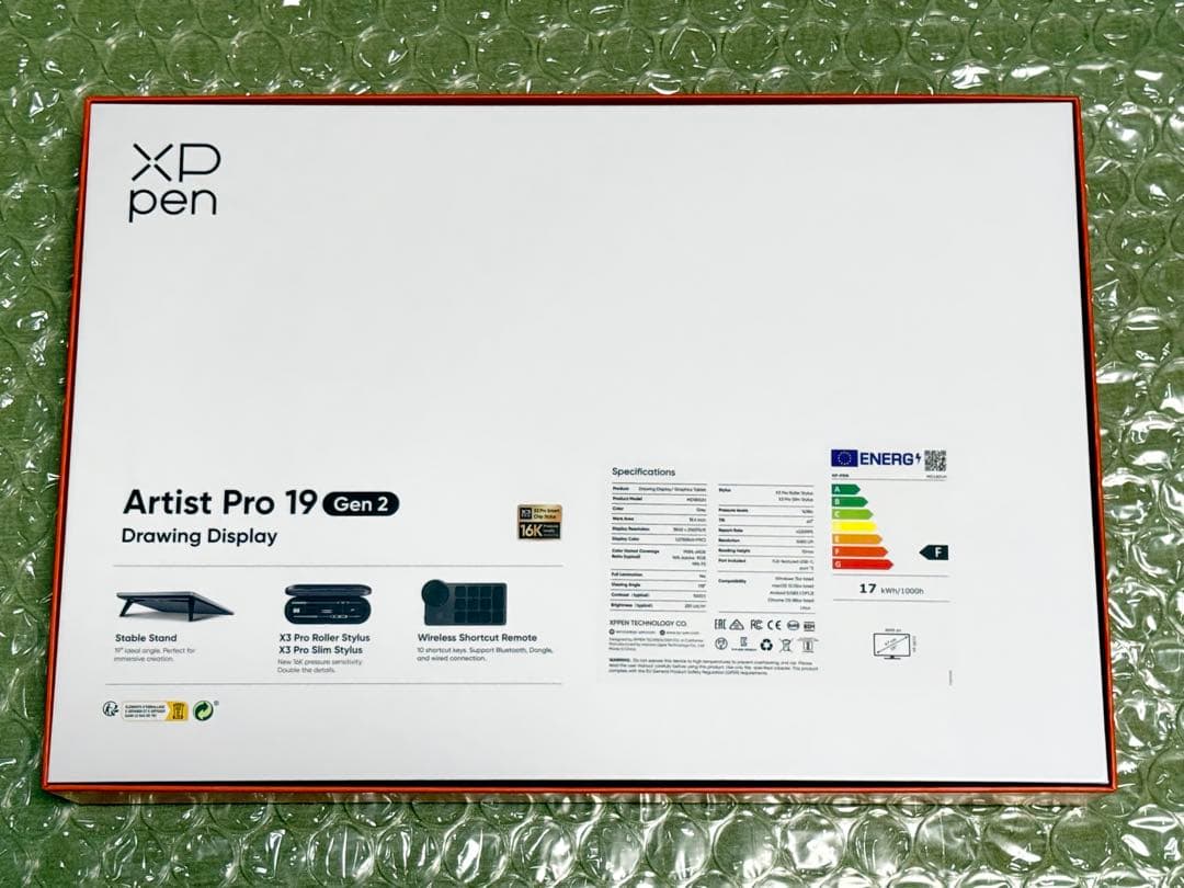 液晶タブレット XP-pen Artit Pro 19（Gen2）