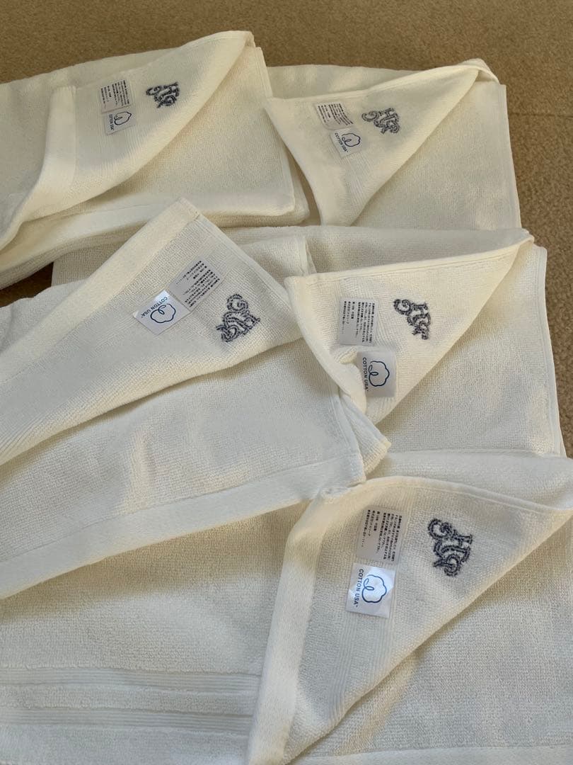 ロンハーマン RHC フェイスタオル　5枚　ホワイト