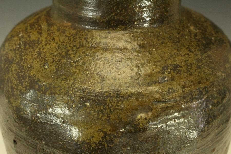 古 祖母懐 壷 高29cm 在銘(LC585)