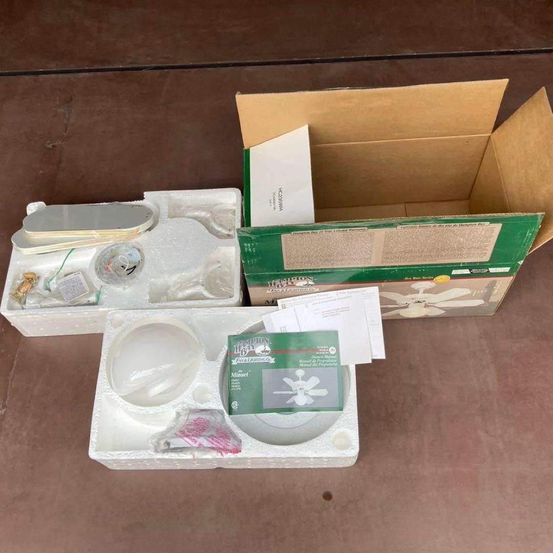 未開封1998Hampton Bay Minuet 30インチ シーリングファン