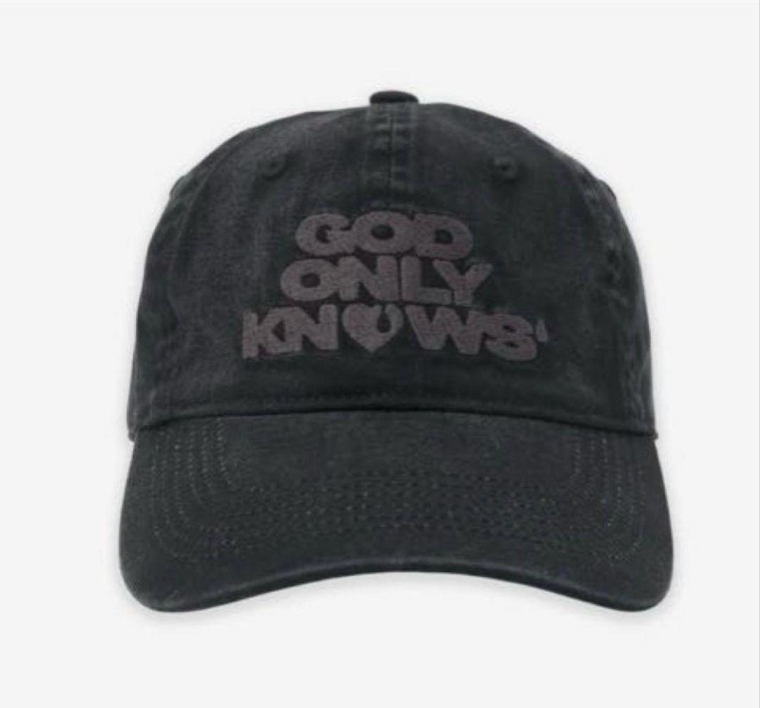 岩田剛典GOD ONLY KNOWS LOGO CAP ブラック