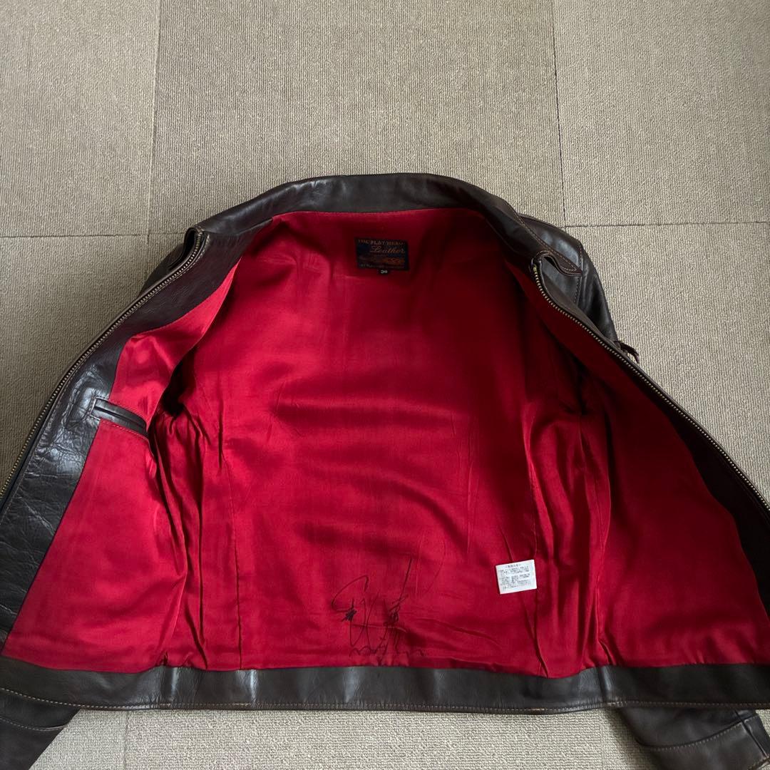 最終価格 フラットヘッド ホースハイド シングルジャケット 茶 38 レザー