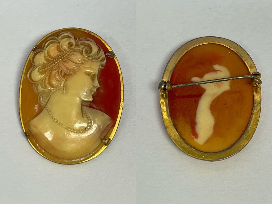 カメオ　ブローチ　まとめ　15点