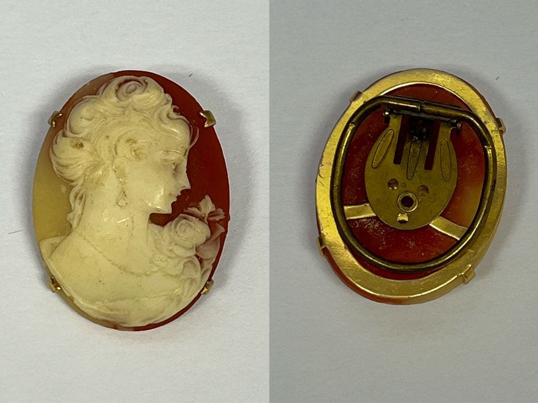 カメオ　ブローチ　まとめ　15点