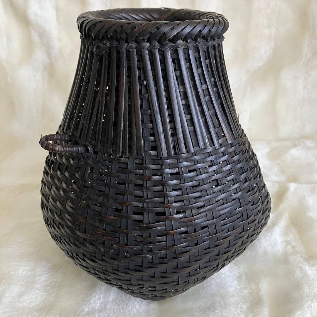 お値下げ 茶道具 名工 島村白峰斎造 桂籠 花籠 共箱