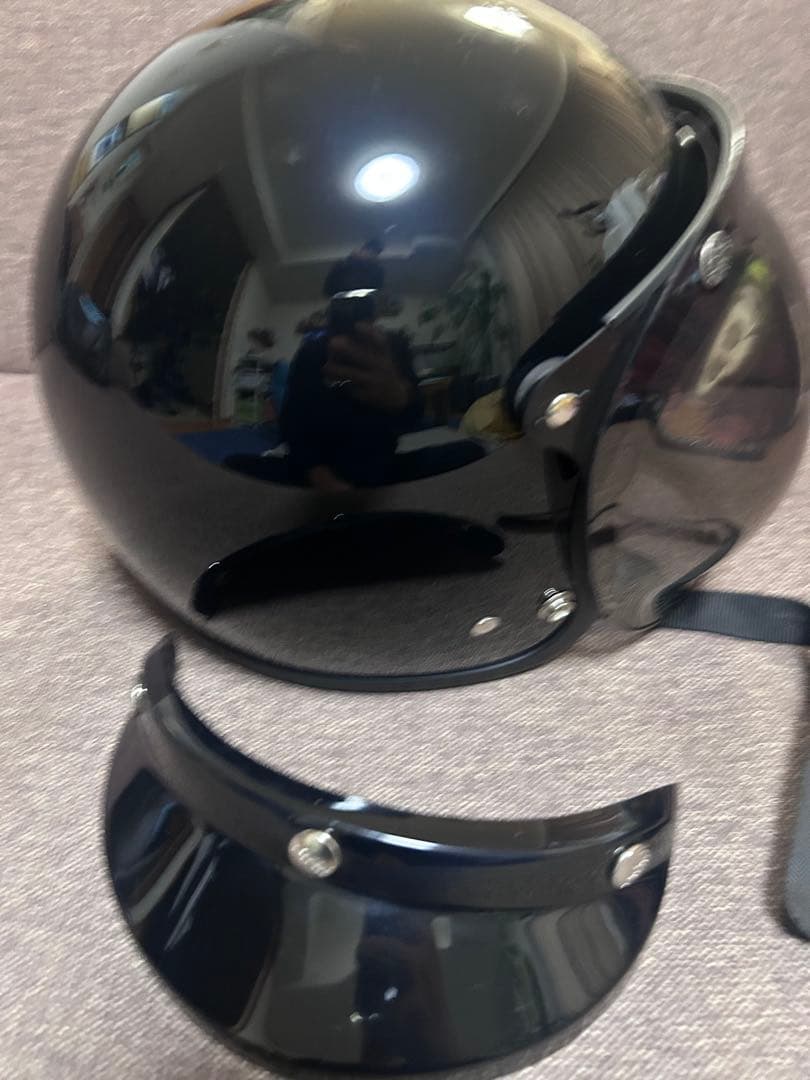 h*u様 早い者勝ち　TT&CO ジェットヘルメット バイザー、シールド付き ブ