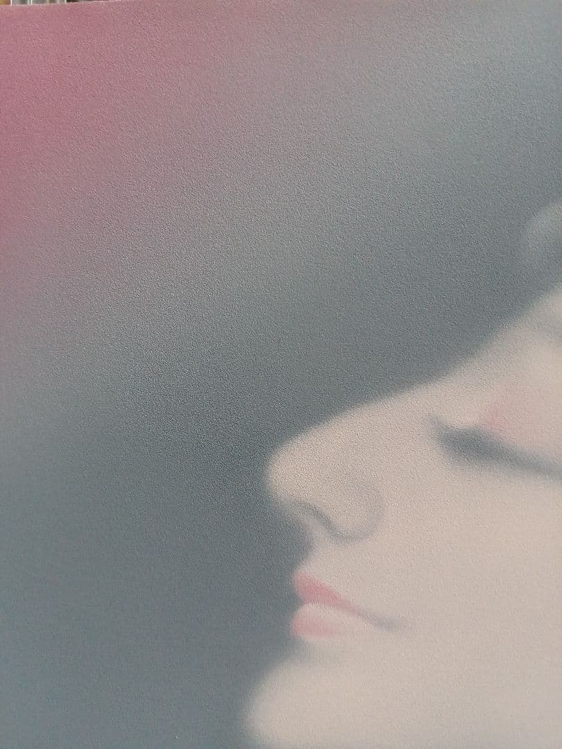 若尾和呂　「献身」 油彩　F3号　タリズマニックアート　幸運を招く絵　膜面描法