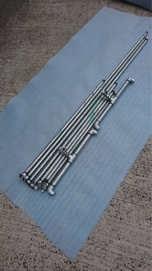 二段ガス管ハンガーラック　好好衣服店