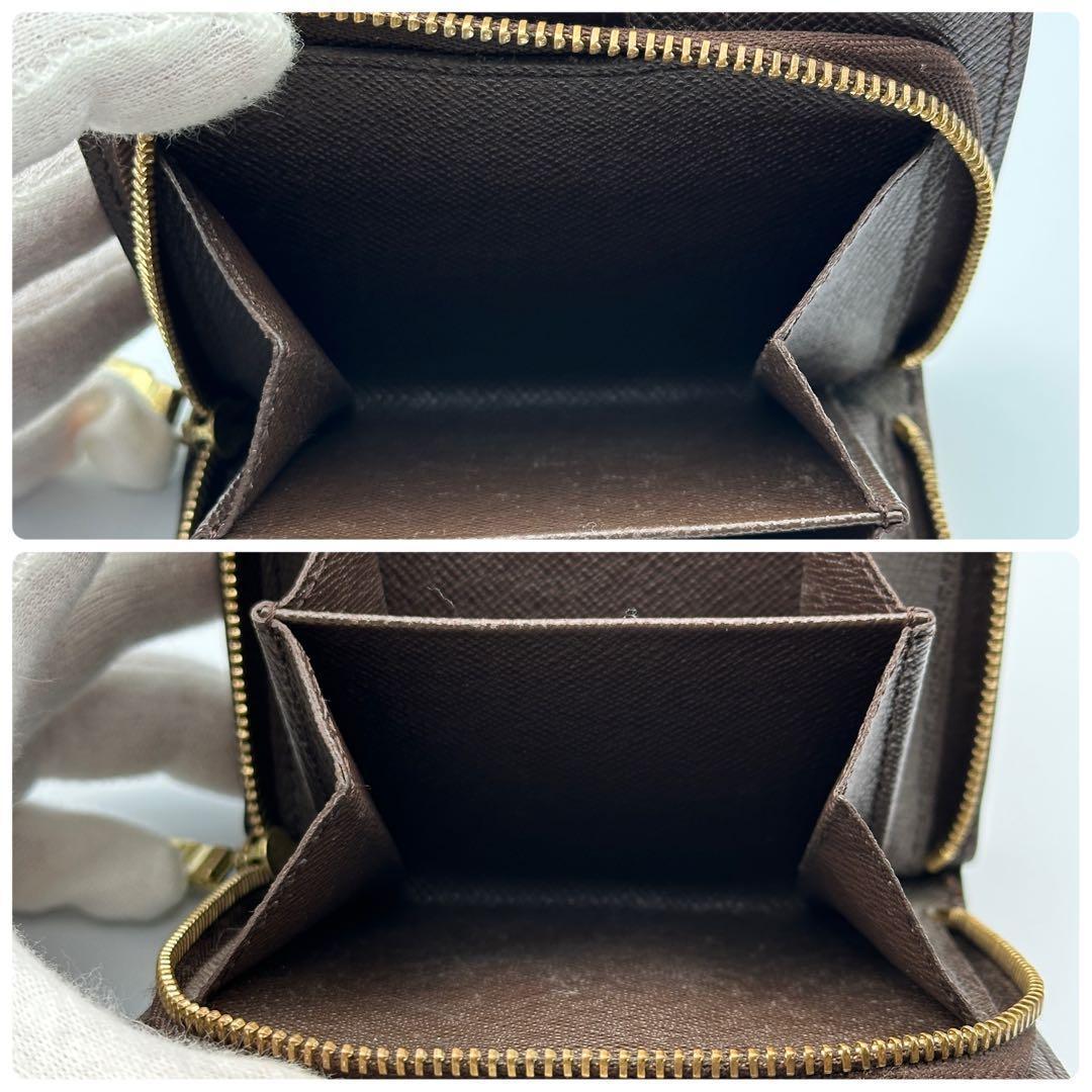 ルイヴィトン　ダミエ コンパクトジップ　折り財布