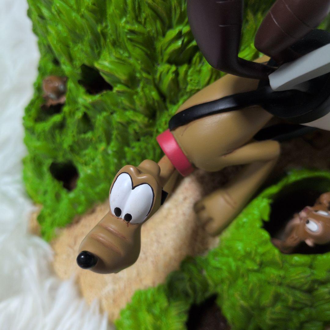 オルゴール　ミッキーのゴルフ　スノードーム