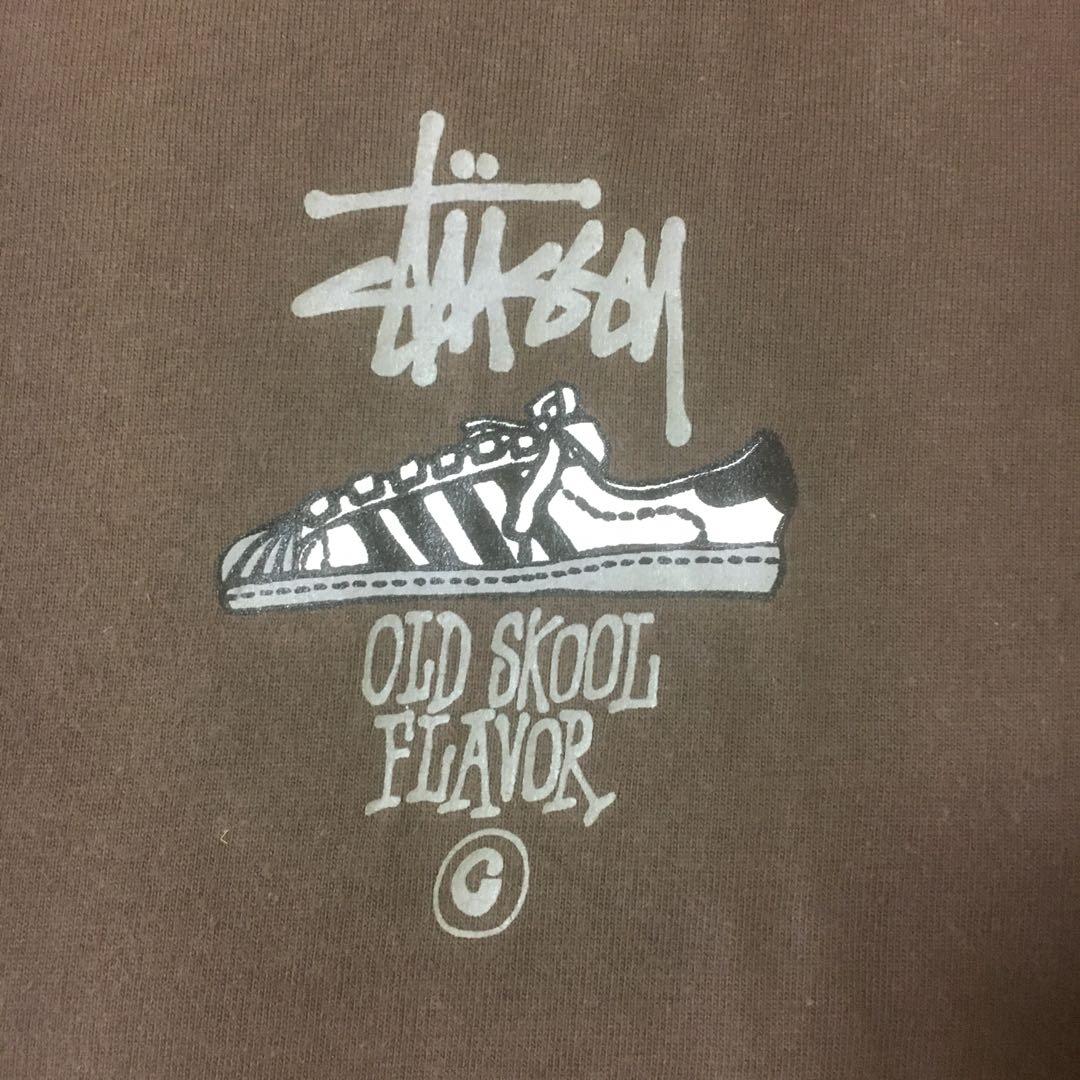 【USA製】90s STUSSY OLD SKOOL FLAVOR Tシャツ