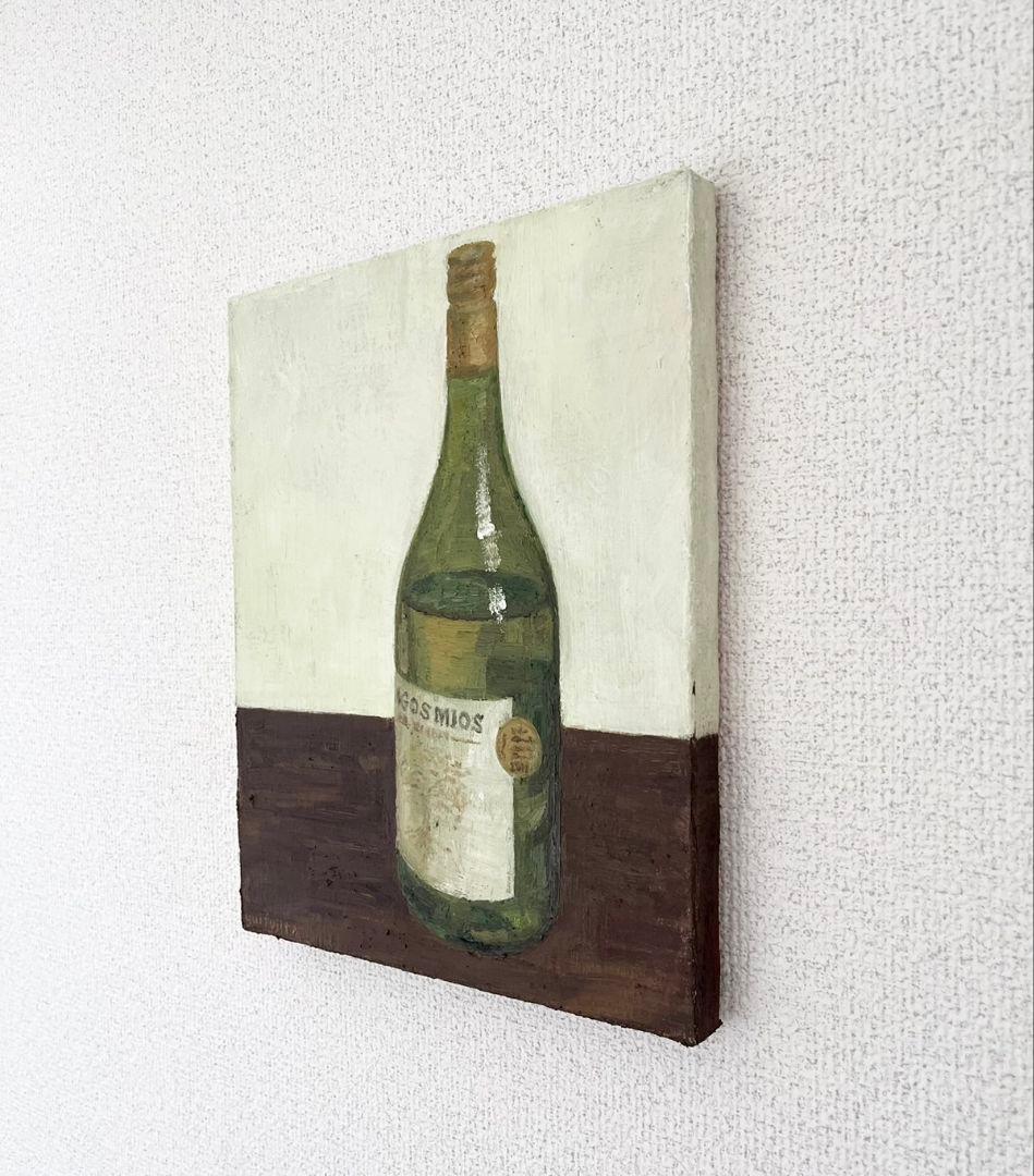 油彩画　美味しいワイン