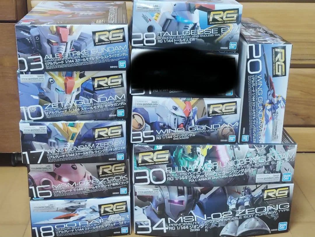 ガンプラRG未組立　10点セット　まとめ売り