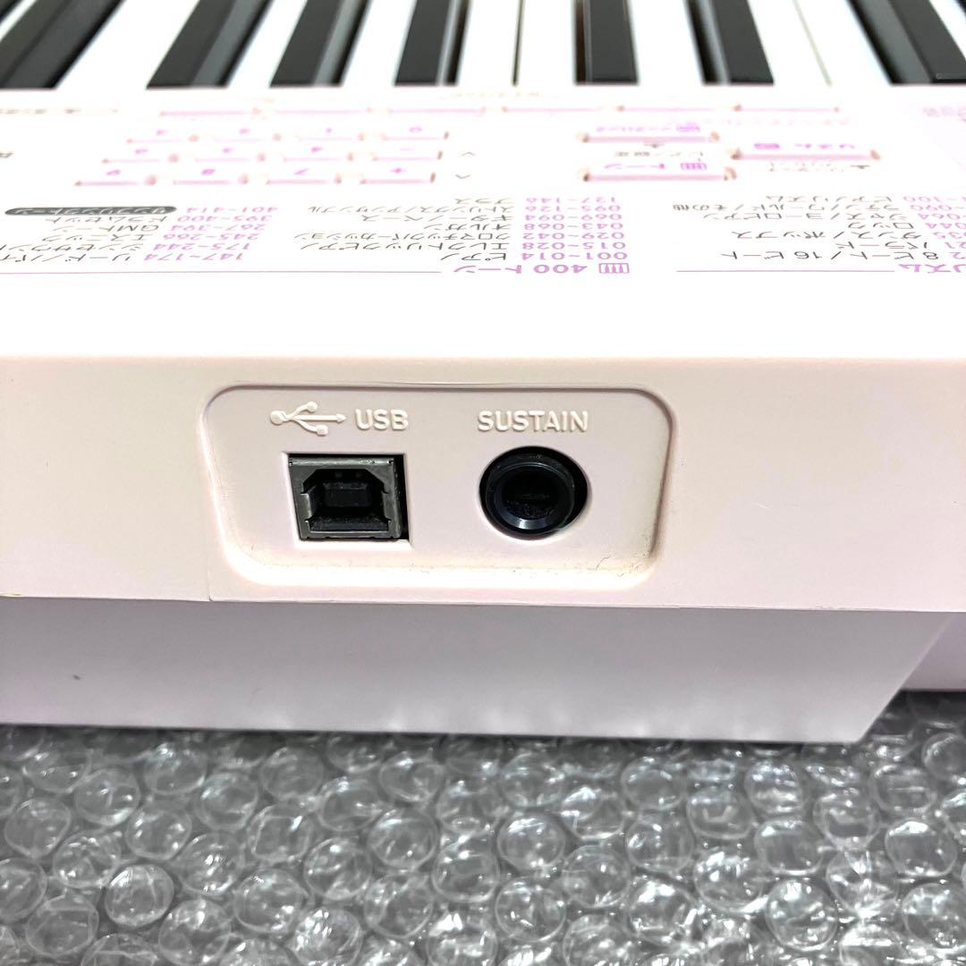 CASIO カシオ　電子ピアノ　電子キーボード　LK-115 ⭐️ピンク可愛い♪⭐️