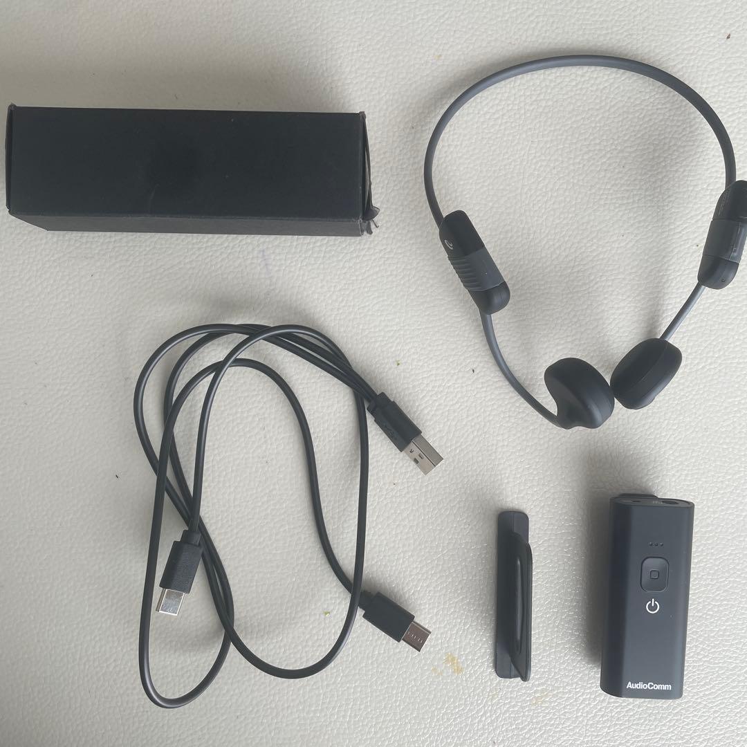 AudioComm 骨伝導イヤホン Bluetooth➕集音器セット