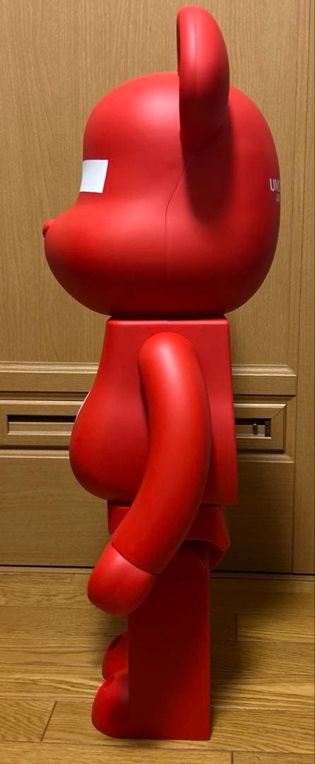 BE@RBRICK UNDERCOVER LOGO RED 1000％