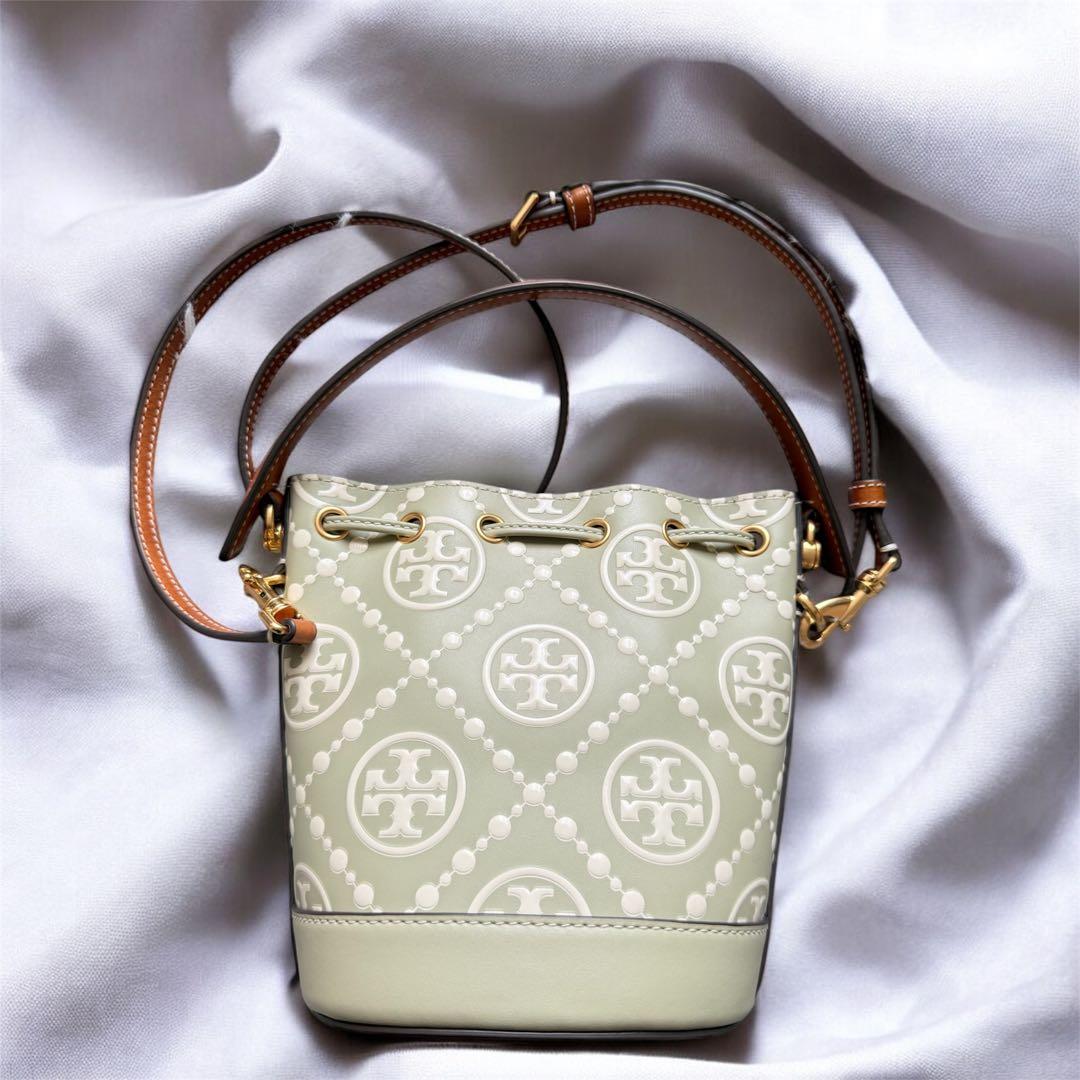【美品】Tory Burch トリーバーチ★バケツ型ハンドバッグ★ショルダー