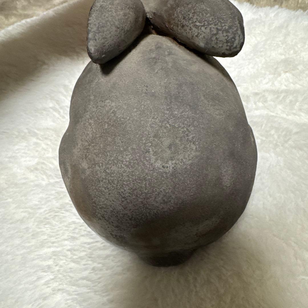 美品　備前焼　ウサギ型　置物 陶器