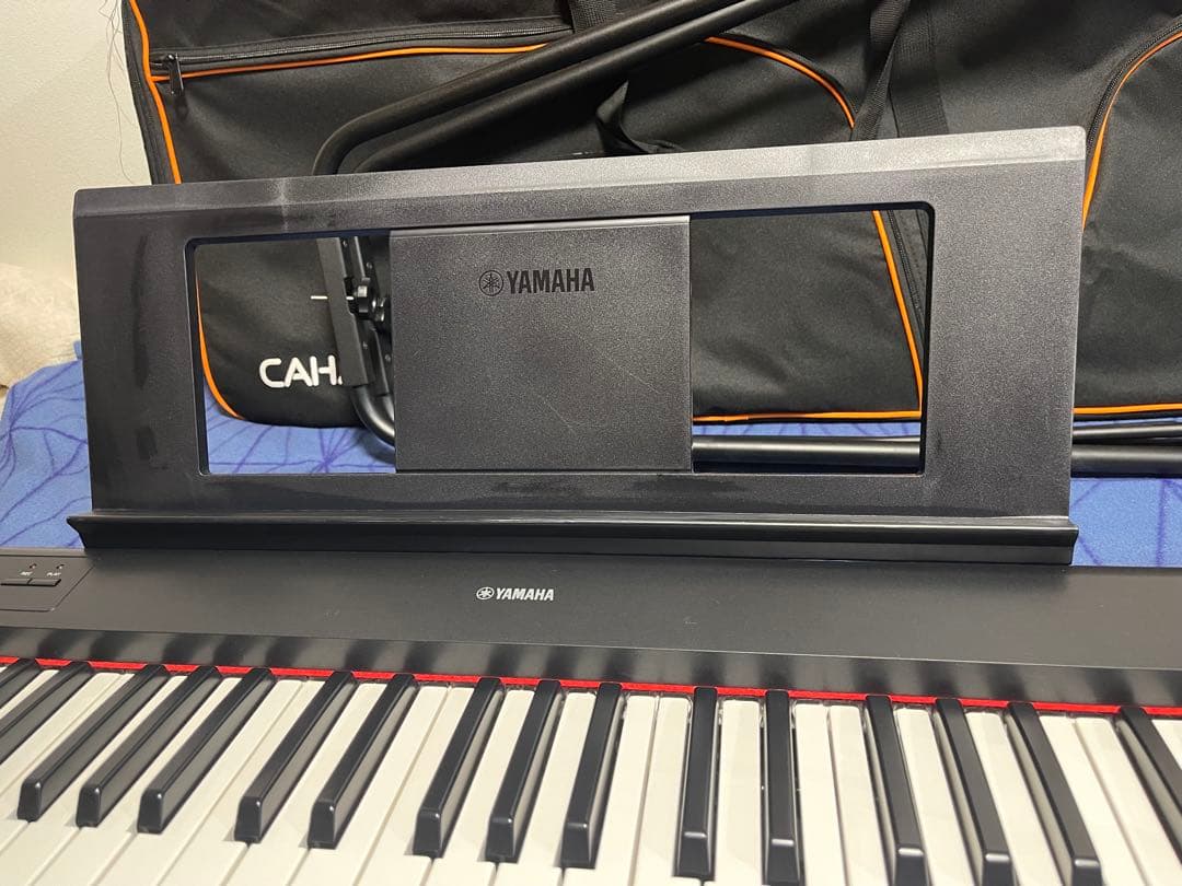 ヤマハ電子ピアノ NP-12B スタンド/ペダル/ソフトケース セット