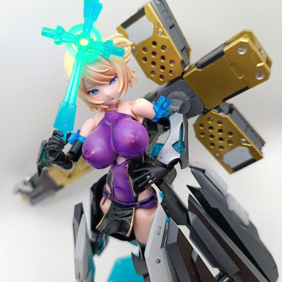 メガミデバイス　エクソシスト WIDOW バイクライダー　プラモデル　塗装完成品