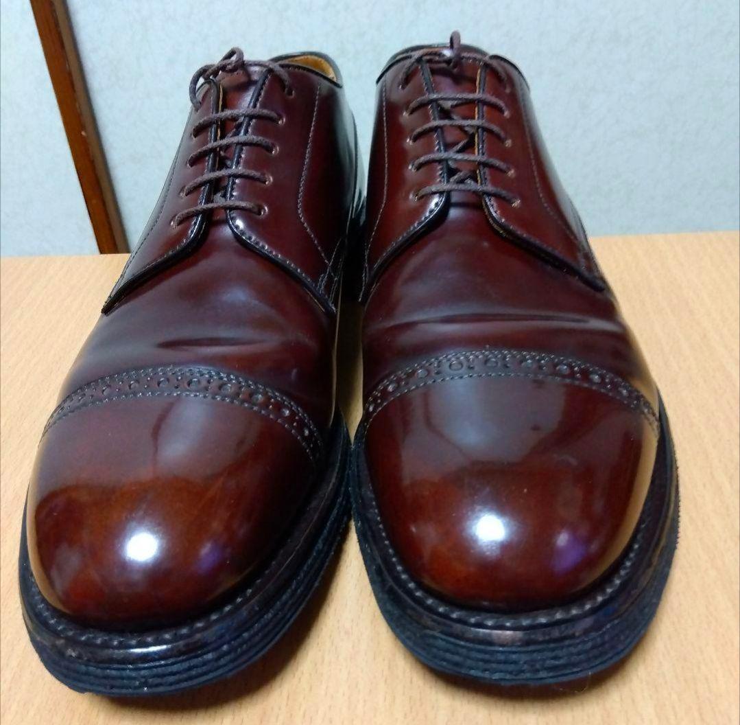 ジョンストン＆マーフィー　コードバン　ストレートチップ　サイズ９　ガルジョンマー