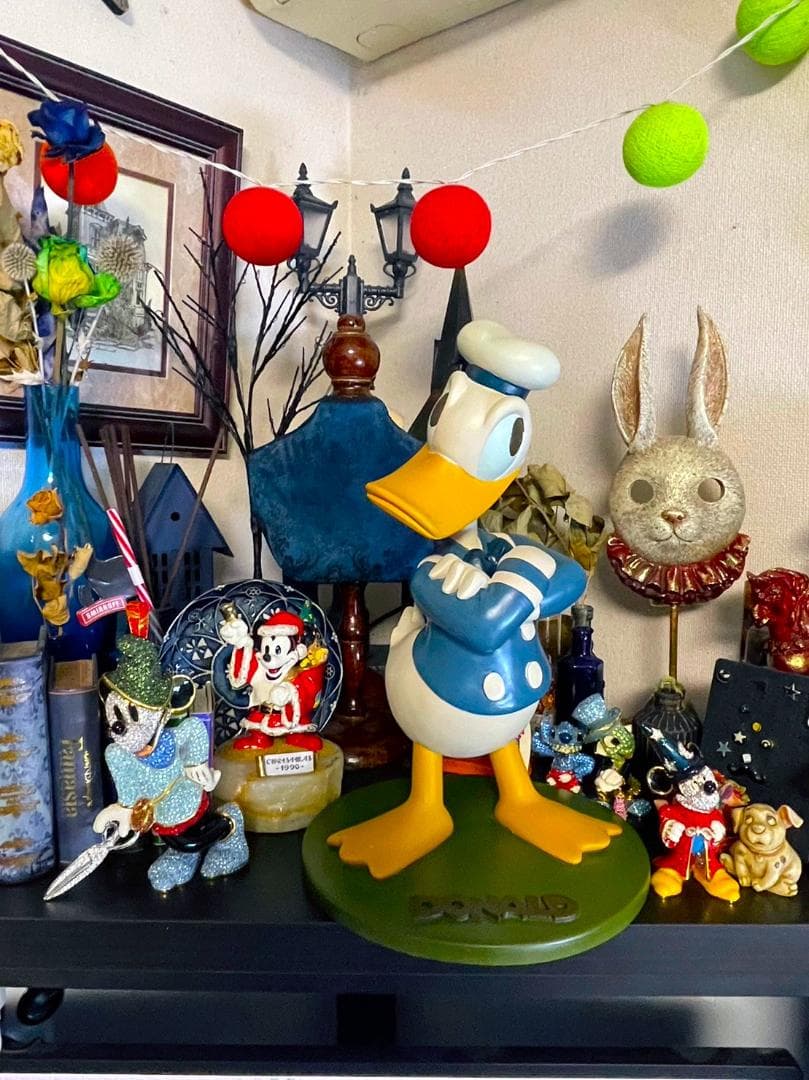 激レア★ドナルドダック Donald Duck レジン製 ビッグフィギュア