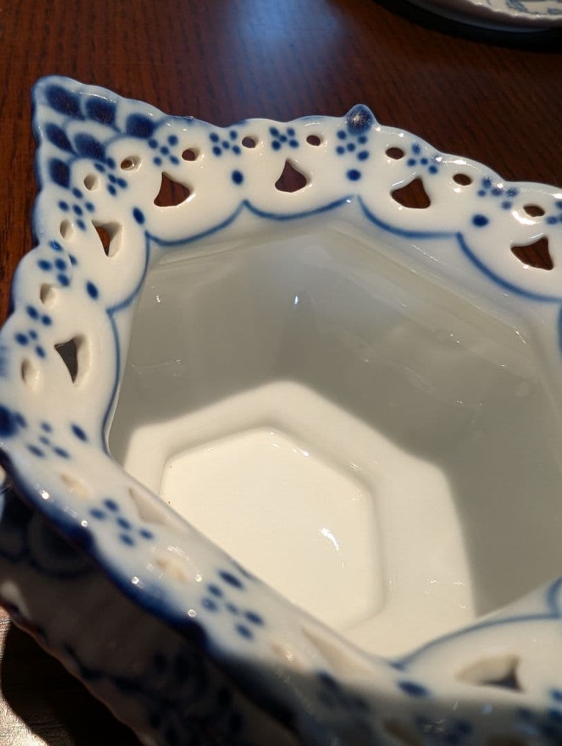 ロイヤルコペンハーゲン ブルーフルーテッド フルレース シュガーボウル