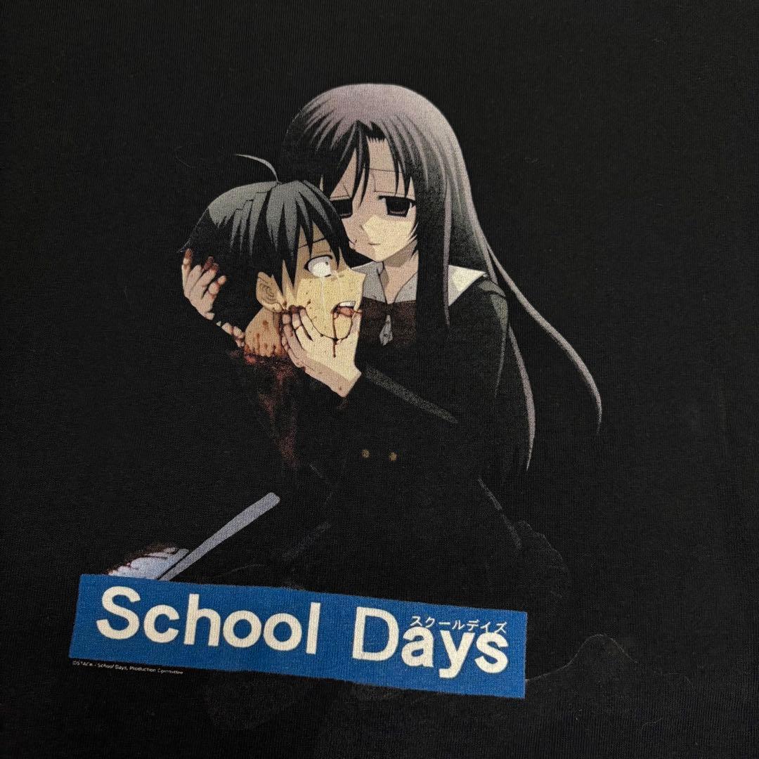 School Days アニメTシャツ