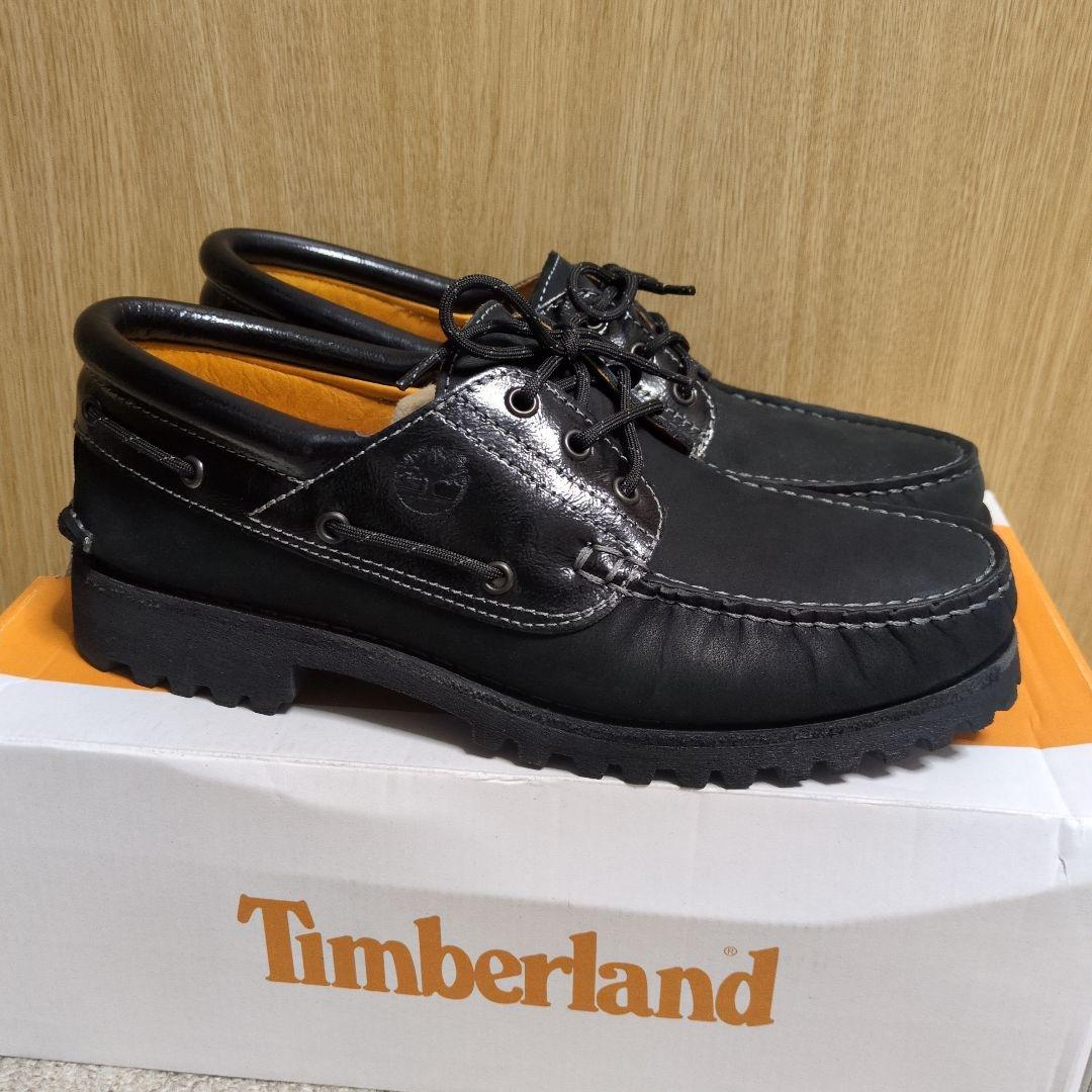 Timberland 3eye classic ブラック　パテント　27.5cm