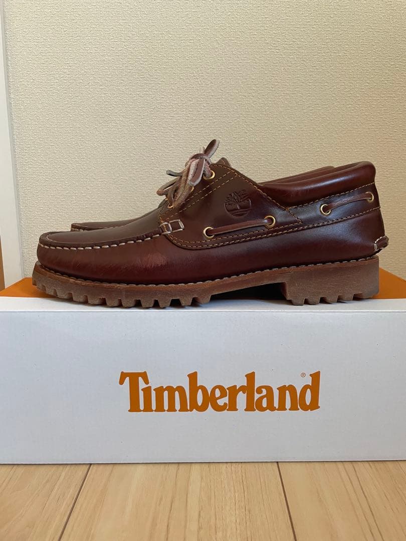 Timberland デッキシューズ 3eye クラシック バーガンディ26.5