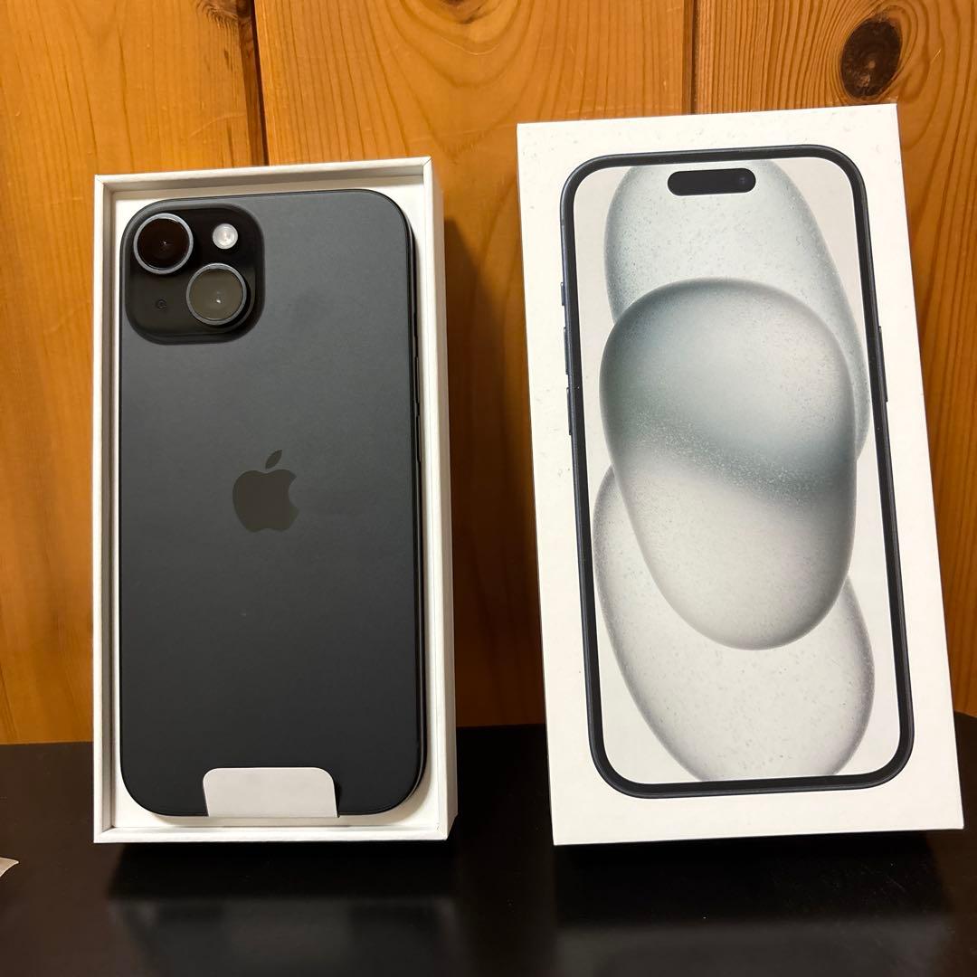Apple iPhone 15ブラック 128GB