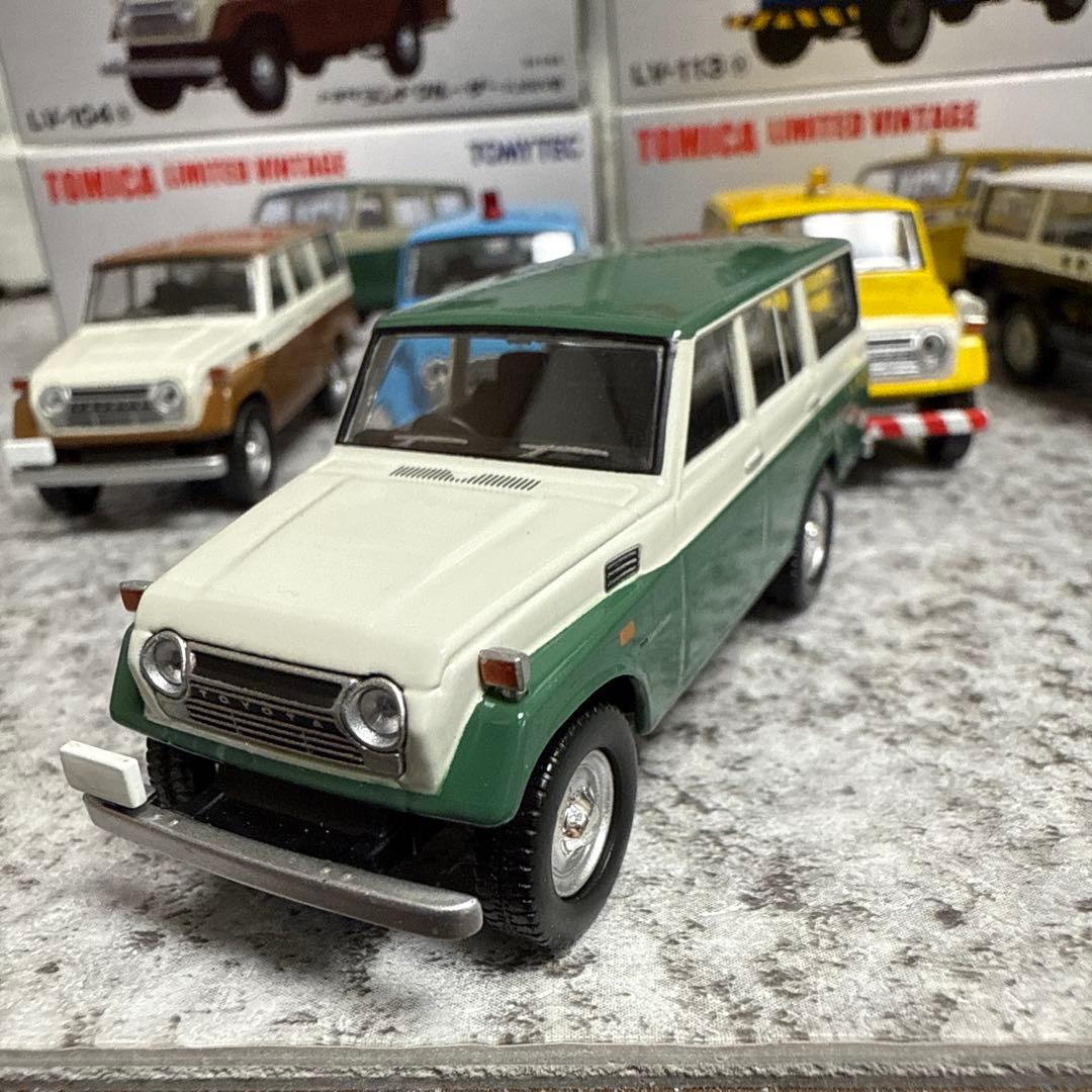 か*み様 トミカリミテッドヴィンテージ　ランドクルーザーJAF他5台セット
