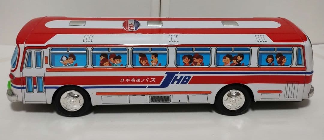 ブリキ　日本高速バス　イチコー製品　当時物　昭和レトロ　デッドストック　美品✨