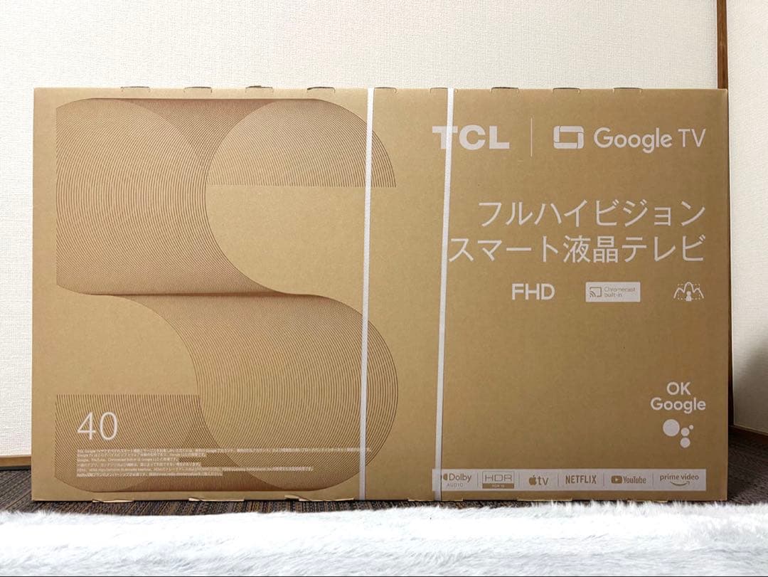 ベ*ド様 新品未開封未使用品1年保証TCLGoogleスマートTV フルハイビジ