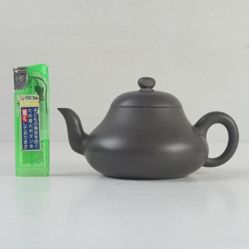 中国　紫砂　朱泥　急須　茶壷　在銘　C　9236