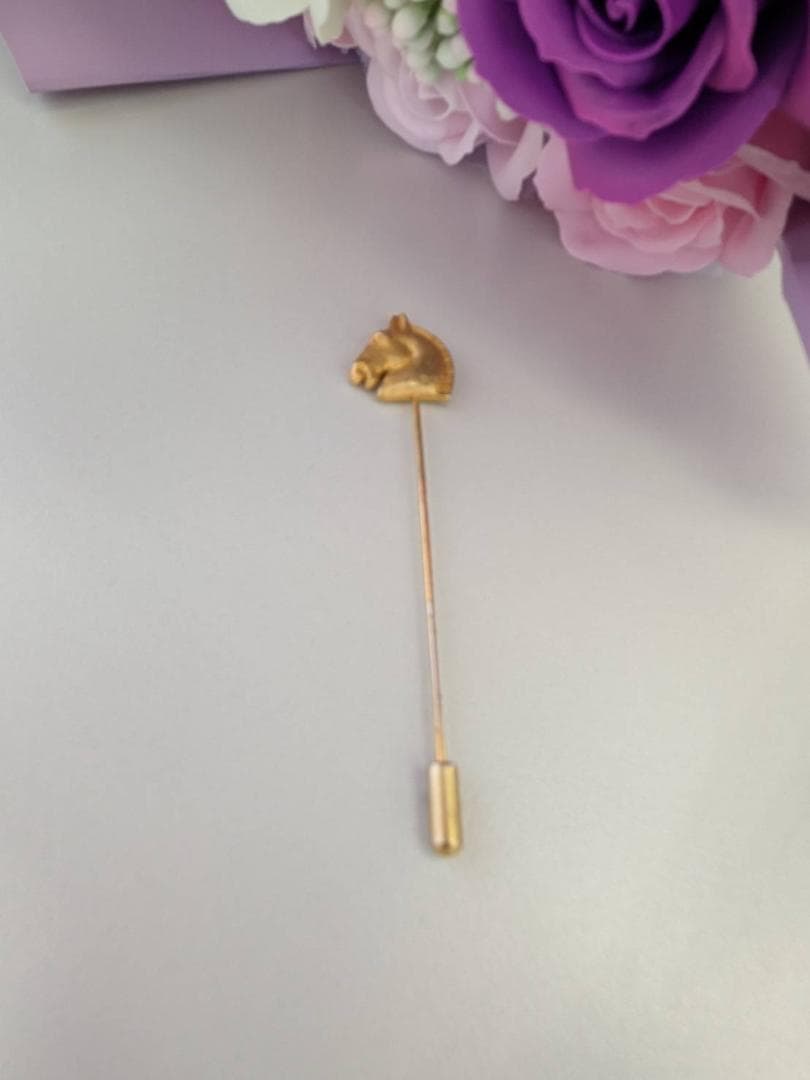 エルメス HERMES ブローチ ホース ホースピンブローチ レディース