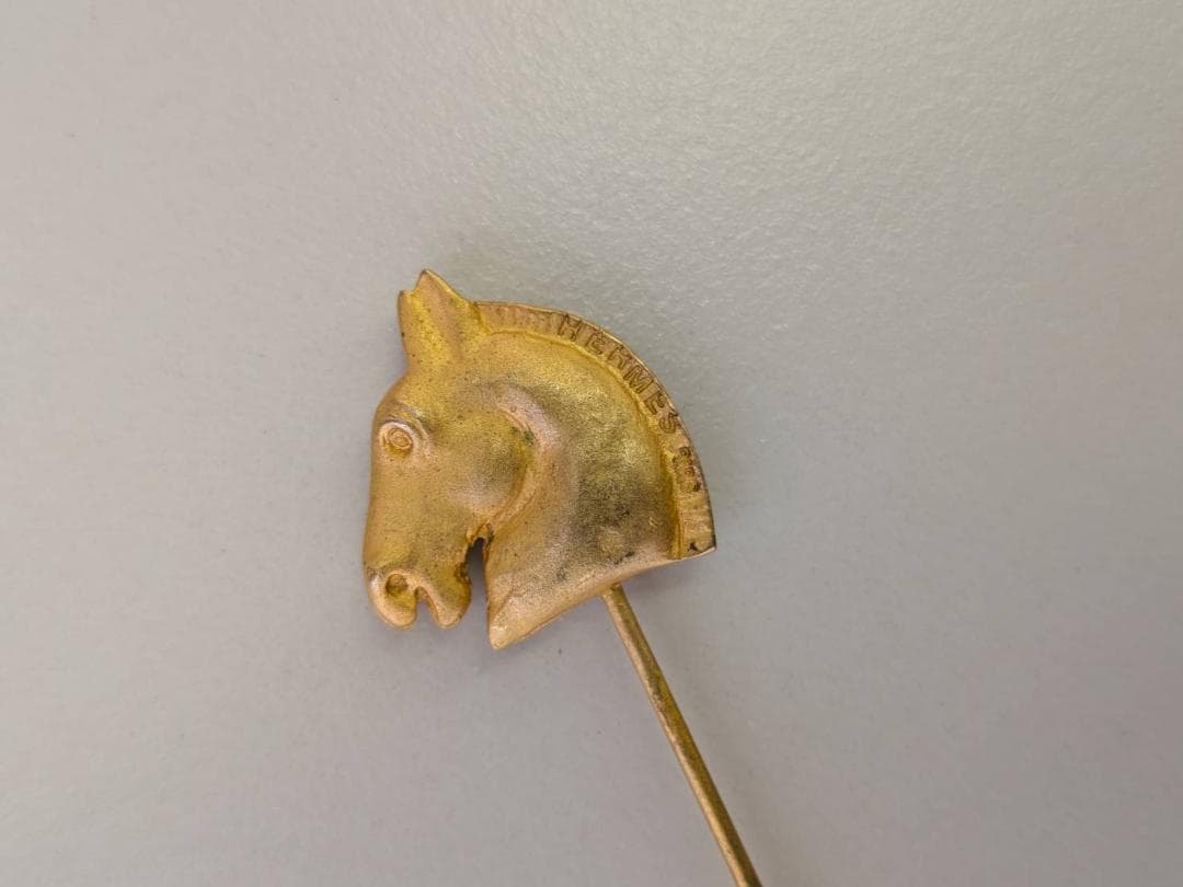 エルメス HERMES ブローチ ホース ホースピンブローチ レディース