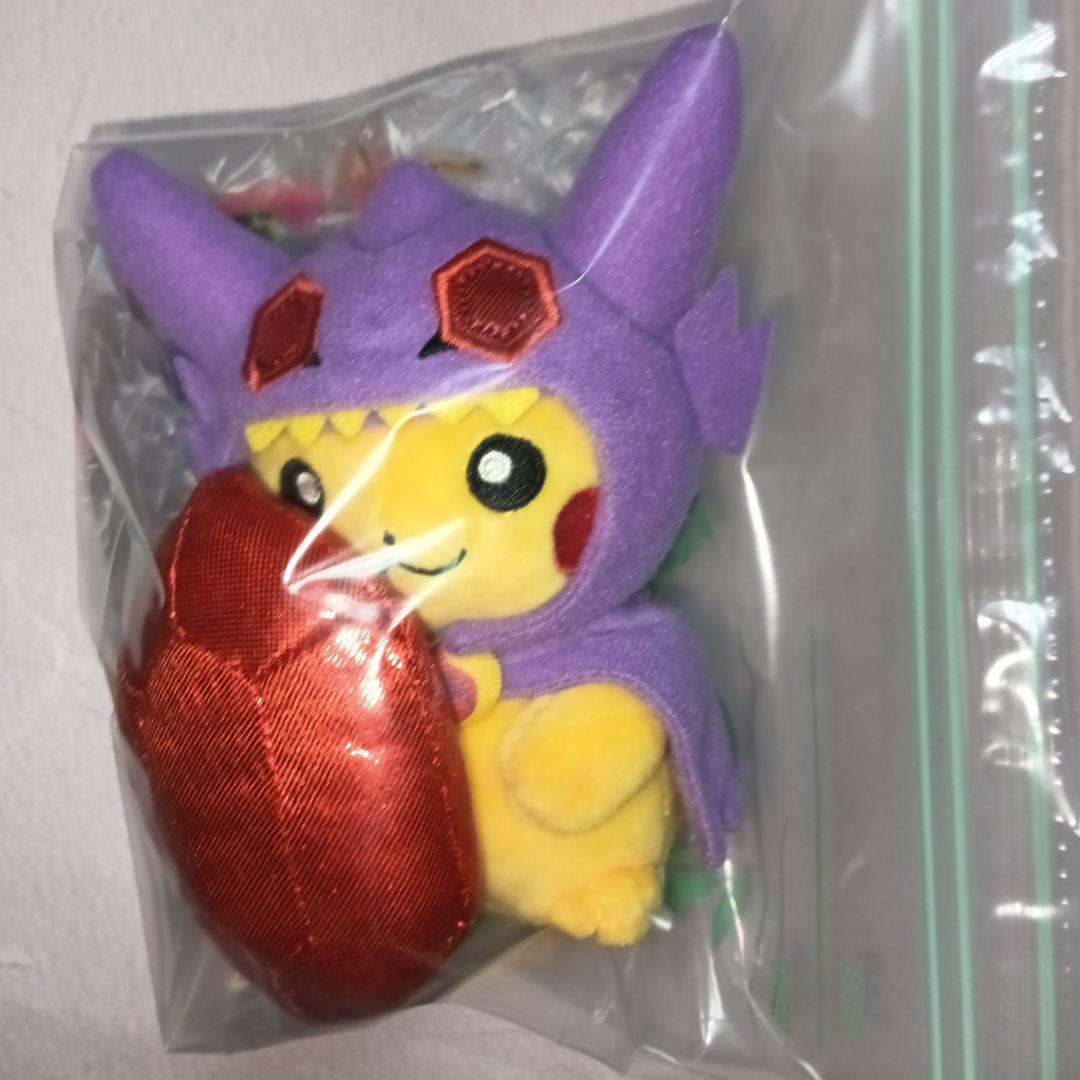 メガヤミラミポンチョを着たピカチュウ ぬいぐるみマスコット ポケモンセンター