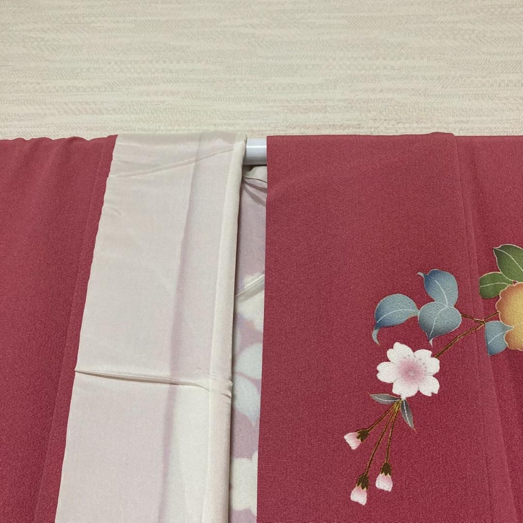 KA1930 振袖 身丈166cm 正絹 着物 成人式 トールサイズ