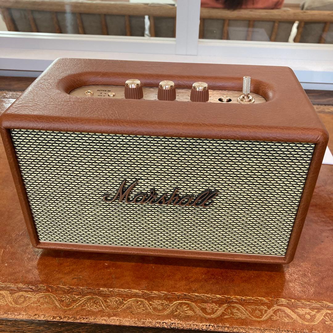 【美品】Marshall actonⅢ　ブラウン