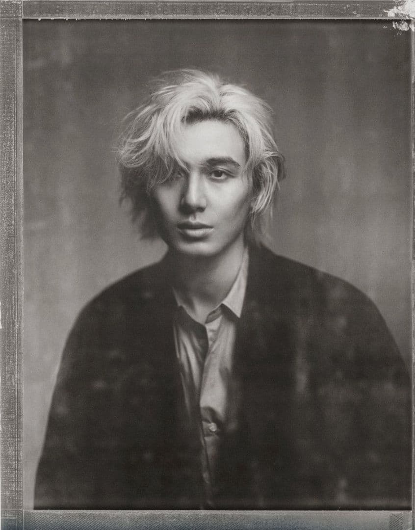 ♡おまんじゅう♡藤井風Tシャツ肖像画の白と黒