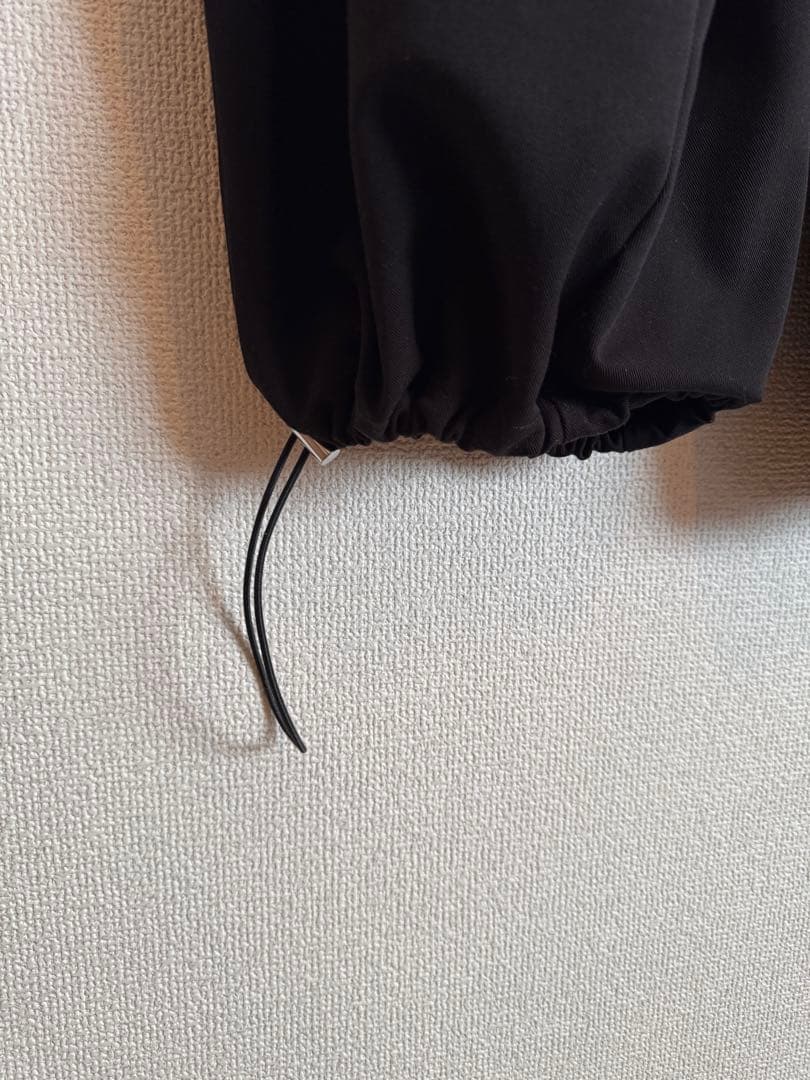 OMMO黒 サルエルパンツ