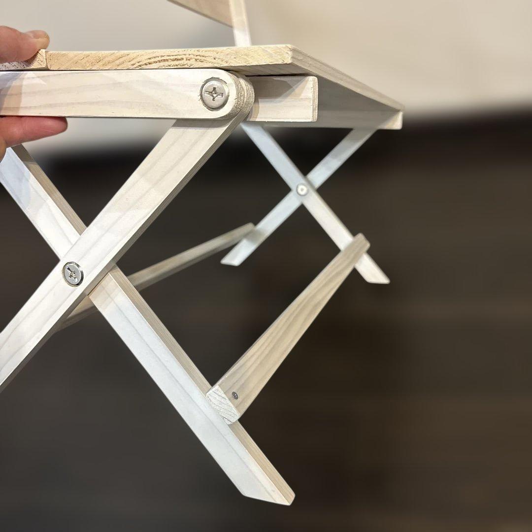 ペット 人形 ドール 撮影用 折りたたみベンチ チェア 椅子